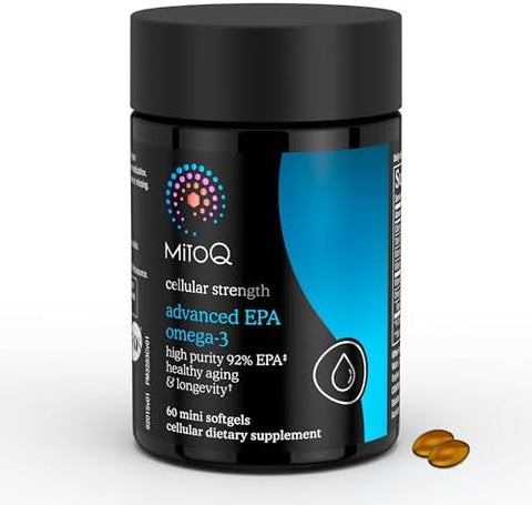 Mitoq Advanced Epa Omega-3 â€“ High-Purity 800Mg Epa Fish Oil Supplement With Vitamin K2 D3 E Cardiovascular Brain Cellular Support No Fishy Aftertaste 60 Softgels