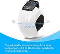 Holloii 4-In-1 Knee Massager Deep Heat Red Light Vibration & 3D Massage Cordless And Portable With Large Led Screen Ideal For Joint Pain Relief & Post-Workout Recovery For Families And Friends
