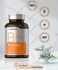 Horbaach Vitamin B100 Complex 100% of Daily Value 300 Tablets Vegetarian NonGMO and Gluten Free Supplement