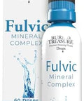 Buried Treasure Fulvic Mineral Drops " 295Mg Trace Minerals Ionic Fulvic Acid Supplement For Hydration Energy & Electrolyte Support Vegan Nongmo 2 Fl Oz Liquid Drops