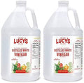 Lucy's Family Owned - Natural Distilled White Vinegar, 1 Gallon 128oz. (Pack of 2)