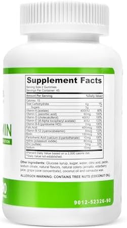 Barislim Bariatric Chewable Multivitamin Gummies - Specially Formulated Gummy Vitamin For Patients After Weight Loss Surgery - Easy To Digest & Great Tasting Fruit Flavors 90 Fruit Chews