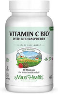 Maxihealth Vitamin C Bio With C Red Raspberry Lemon Bioflavonoids Vain And Capillary Support 90 Capsules Kosher For Passover