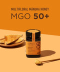 Egmont Honey Raw Manuka Honey MGO 50+ 17.6oz (500g) NON-GMO, Kosher, Recycled plastic jar, Traceable 100% Pure Authentic New Zealand Honey, MGO Certified