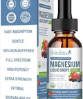 Mulittea Magnesium Glycinate Liquid Drop Triple Absorption Supplement To Support Nerves Sleep Calm Heart Muscles Sugar With Potassium Ltheanine Sea Moss Vitamin Bcd3 K22 Pack