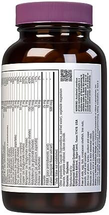 Bluebonnet Nutrition Multi One (With Iron) Vegetable Capsules Complete Full Spectrum Multiple Vitamin Supplement B Vitamins Gluten & Milk Kosher 4 Month Supply 120 Count