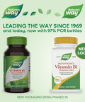 NatureS Way Vitamin B1 High Potency 100 Mg Thiamin Per Serving Thiamin Hcl Supports Energy Metabolism Gluten 100 Capsules (Packaging May Vary)