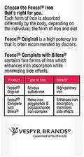 Feosol Original Ferrous Sulfate Iron Supplement 120 CT (Pack of 3)