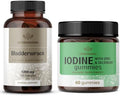 Herbamama Bladderwrack And Iodine Kit - Bundle Of Bladderwrack Capsules & Potassium Iodine Zinc And Selenium Gummies - Vegan Non-Gmo Gelatin- - 2 Pack