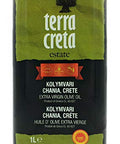 Terra Creta Extra Virgin Olive Oil 1lt Metal Tin