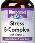 Bluebonnet Nutrition Stress Relief B Complex Vegetable Capsules, Vitamin B6, B12, Biotin, Folate, Vegan, Gluten & Soy & Milk Free, Kosher, Unflavored, 100 Count