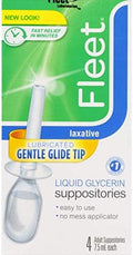 Fleet Liquid Glycerin Suppositories 4 Ea(Pack Of 2)