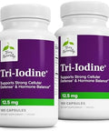 Terry Naturally Triiodine Support Thyroid Health Aids Hormone Balance With Molecular Iodine From Kelp Features Potassium Iodide & Sodium Iodide Brain & Energy Support 12.5Mg 90 Capsules