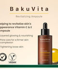 Thankyou Farmer Bakuvita Revitalizing Ampoule - Bakuchiol Retinol Alternative, Vitamin C + E Korean Serum, Pore Care, Firming, Vegan 1.75 Fl Oz (50Ml)