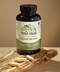 Terra Origin Healthy Stress Supplement 60 Capsules Ksm66 Organic Ashwagandha Ltheanine Rhodiola Extract Astragalus Root And Holy Basil Stress And Mood Support