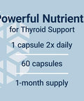 Life Extension Thyroid Support Complex - Thyroid Health Support Supplement With Vitamins A, B, Iodine, Magnesium, L-Tyrosine, Ashwagandha & Ginseng For Energy - Non-Gmo, Gluten-- 60 Capsules