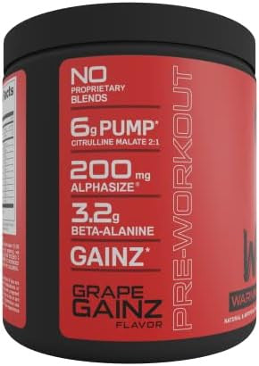 Bucked Up Woke HIGH STIM Pre Workout Best Tasting Focus Nootropic Pump Strength and Growth