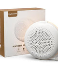 Glocusent 3-In-1 Portable Baby Sound Machine White Noise Machine For Sleeping Night Light & Phone Connected Speaker 34 Sounds Timing Function 1000Mah Large Battery Designed For Travel