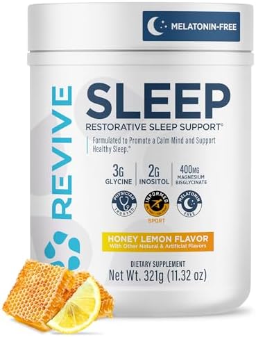 Revive Md Melatonin Sleep Support Supplement For Adults Dark Chocolate Natural Sleep Aid Supplements With Magnesium (Glycinate) Inositol & Ltheanine For Deep Relaxation (30 Servings)