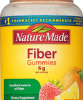 Nature Made Fiber 6 G Dietary Supplement For Digestive Health Support 90 Fiber Gummies 30 Day Supply