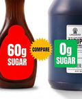 Lakanto Sugar Free Maple Flavored Syrup Sweetener with Monk Fruit and Erythritol, 128 fl oz
