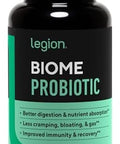 Legion Biome Probiotic Natural Probiotics Gut Health Supplement For Women & Men Probiotic Nutritional Supplements Help Reduce Bloating Cramping & Gas Colon Health Probiotic Pills 30 Servings