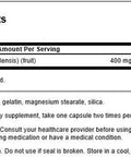 Swanson Full Spectrum Maqui Berry 400 Milligrams 60 Capsules