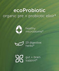 Ecoprobiotic Probiotic And Prebiotic With 19 Digestive Herbs Microbiome And Gut Health Live Fermented Liquid Vegan Supplement Formula For Optimal Digestion & Immunity (17 Fl. Oz)