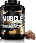 Nutrex Research Whey Protein Powder Chocolate Muscle Infusion Whey Isolate Plus Niox Bundle