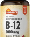 Sundance B12 Methylcobalamin 1000 Mcg 150 Fast Dissolve Tablets Natural Berry Flavor Vegetarian Nongmo And Gluten Essential Vitamin Supplement