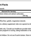 Swanson Calcium Citrate Complex Muscle Bone Health Support Mineral Supplement 300 Capsules