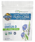 Garden of Life Raw Organics 100% Organic Ground Flax Seed & Chia Blend, Gluten Free Golden Flaxseed Meal plus Premium Black Chia Seeds, 24 Servings