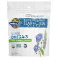 Garden of Life Raw Organics 100% Organic Ground Flax Seed & Chia Blend, Gluten Free Golden Flaxseed Meal plus Premium Black Chia Seeds, 24 Servings