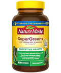 Nature Made Super Greens With Probiotic Capsules Made With 1/2 Cup Veggies 75 Capsules