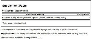 Swanson Estro8Pn Hop Extract 10 mg 60 Veg Caps 2 Pack