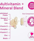 Pink Stork First Trimester Essentials Supplement Bundle Total Prenatal Vitamin + Dha And B6 Ginger Electrolyte Capsule For Morning Sickness Pregnancy Must Have