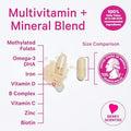 Pink Stork First Trimester Essentials Supplement Bundle Total Prenatal Vitamin + Dha And B6 Ginger Electrolyte Capsule For Morning Sickness Pregnancy Must Have
