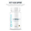 Revive Md Omega 3 Fish Oil Supplements For Men & Women Softgels With Epa & Dha Fatty Acids For Healthy Skin & Joints Heart & Brain Support Vegan-Friendly Gluten-Free (120 Softgels)