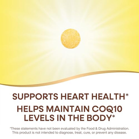 Nature'S Way Smart Q10 Coq10 Supports Heart Health & Cellular Energy Tropical Fruit Flavored 100 Mg Per Serving 30 Chewable Tablets (Packaging May Vary)
