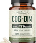 Smnutrition Calcium Dglucarate With Dim Supplement For Estrogen Detox & Hormone Balance For Women & Men Detox & Cleanse Hormonal Acne Menopause & Cdg For Liver Support Nongmo Thirdparty Tested 30Ct