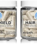 Hair Shield Hair Skin And Nails Vitamins For Hair Growth And Stronger Nails, Biotin Vitamins With Calcium & Zinc For Women And Men, 120 Capsules