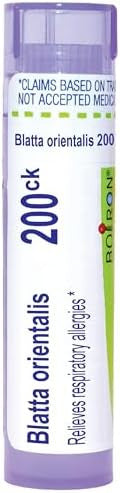 Boiron Blatta Orientalis 200Ck Homeopathic Medicine For Respiratory Allergies 80 Pellets