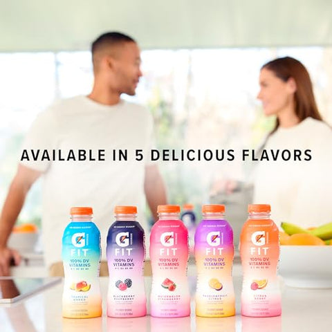 Gatorade Fit Electrolyte Beverage,Healthy Real Hydration,New 2.0 4 Flavor Variety Pack,16.9.oz Bottles,(Pack of 24)