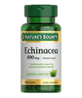 Nature's Bounty Echinacea Herbal Supplement Supports Immune Health 400Mg 100 Capsules