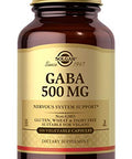 Solgar Gaba 500 Mg 100 Vegetable Capsules - Relaxation & Nervous System Support - Amino Acid - Non-Gmo Vegan Gluten Free Dairy Free Kosher 100 Servings