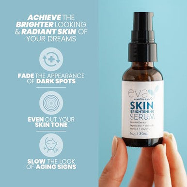 Licorice Extract Skin Brightening Serum By Eva Naturals Face Serum For An Even Complexion With Peptides Coq10 And Vitamin E