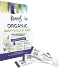 Konsyl Organic Daily Psyllium Fiber Stick Packs Onthego Fiber Supplement Powder Convenient Allnatural Soluble Fiber Gluten & Sugar Vegan & Keto 30 Packets