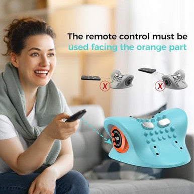 Harrflow Neck Massager 2026 New Upgrade 3 In 1 Portable Massager With Heat &Comfortable Stretching ' adjustable Intensity For Neck & Shoulder Relaxation At Home Office Travel