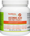 Nutribiotic Ascorbic Acid Vitamin C Powder 2.2 Lb Pharmaceutical Grade L-Ascorbic Acid 2000 Mg Per Serving Essential Immune & Antioxidant Collagen Support Supplement Vegan Gluten & Gmo