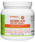 NutriBiotic Ascorbic Acid Vitamin C Powder 2.2 Lb Pharmaceutical Grade LAscorbic Acid 2000 Mg Per Serving Essential Immune and Antioxidant Collagen Support Supplement Vegan Gluten and GMO
